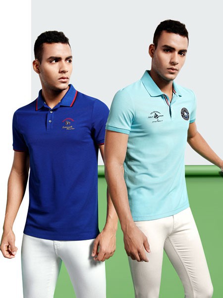 劳夫罗伦男装2022秋冬季藏蓝色polo衫
