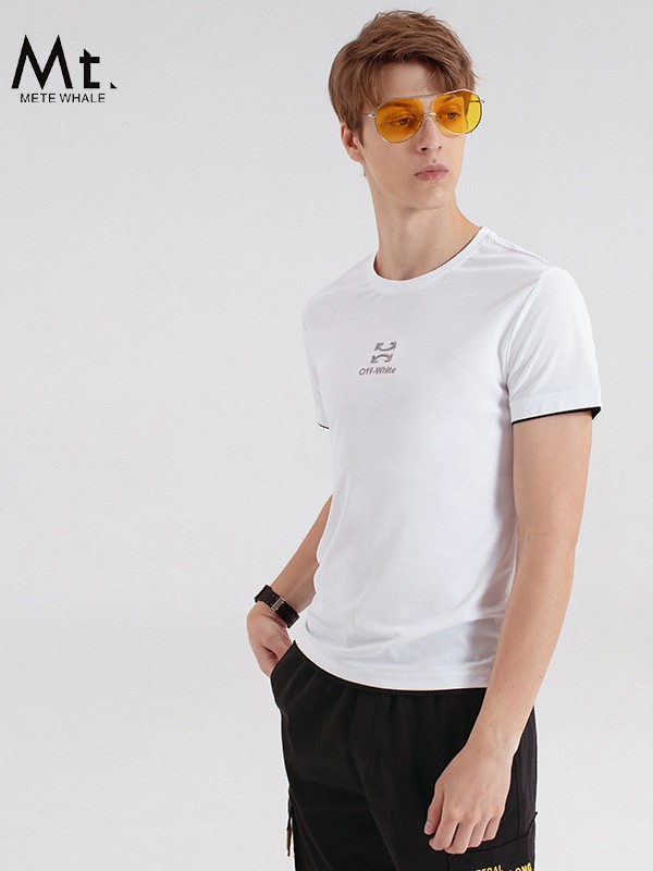 美特华菲2023春夏季白色T恤