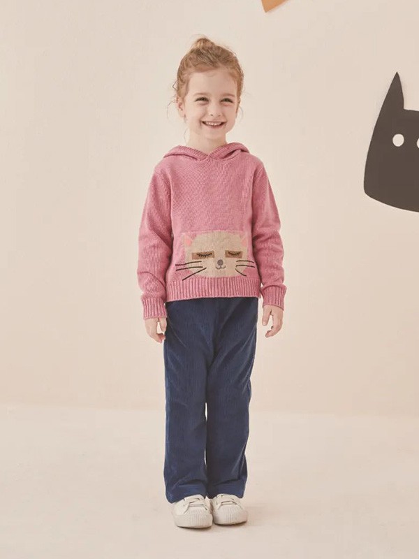 金果果2022秋冬季粉色卫衣