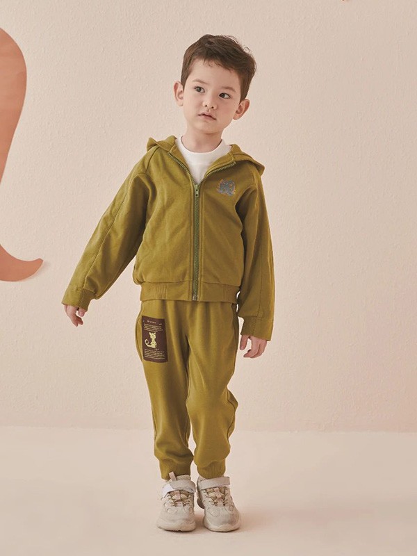 金果果2022秋冬季绿色工装裤