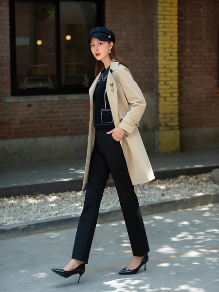 基弟女装2022秋冬季黑色长裤