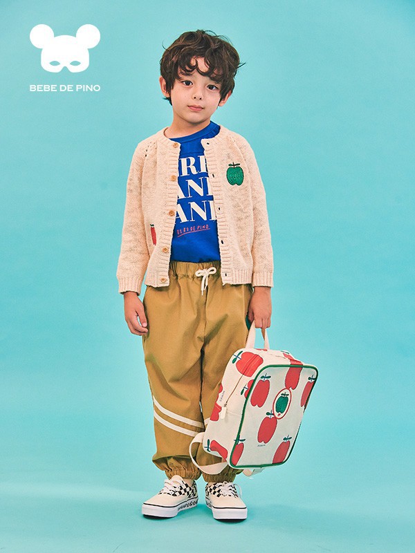 贝贝品诺童装2022春夏季蓝色T恤