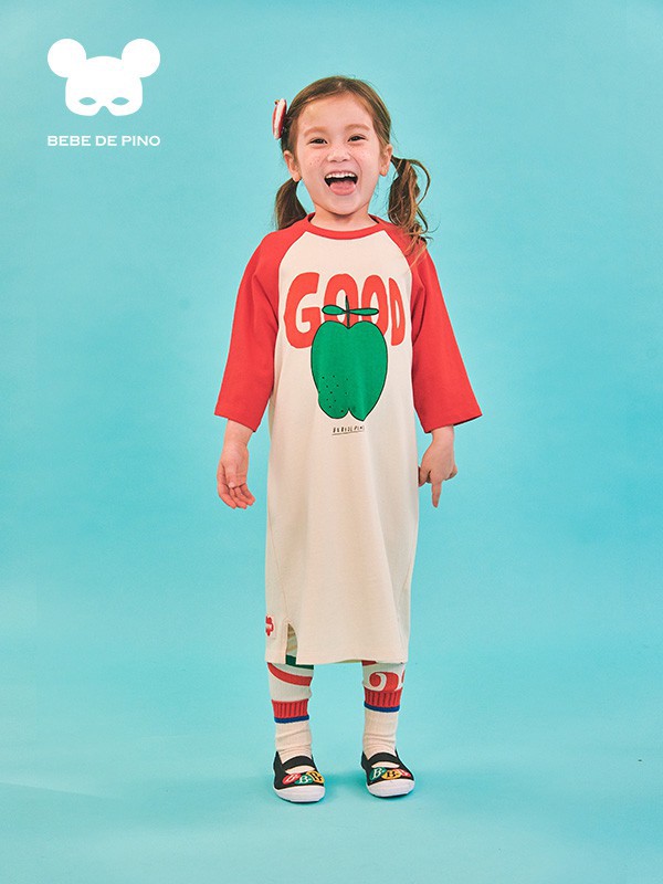 贝贝品诺童装2022春夏季白色连衣裙