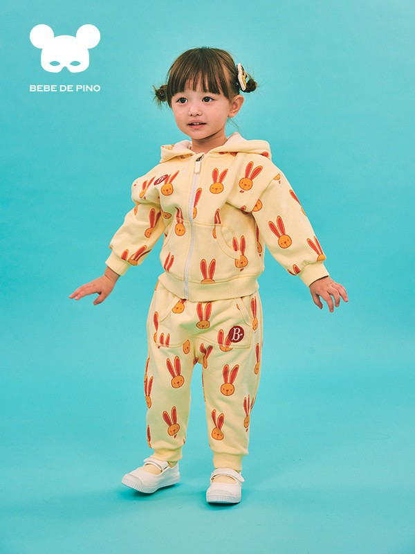 贝贝品诺童装2022春夏季黄色连体衣