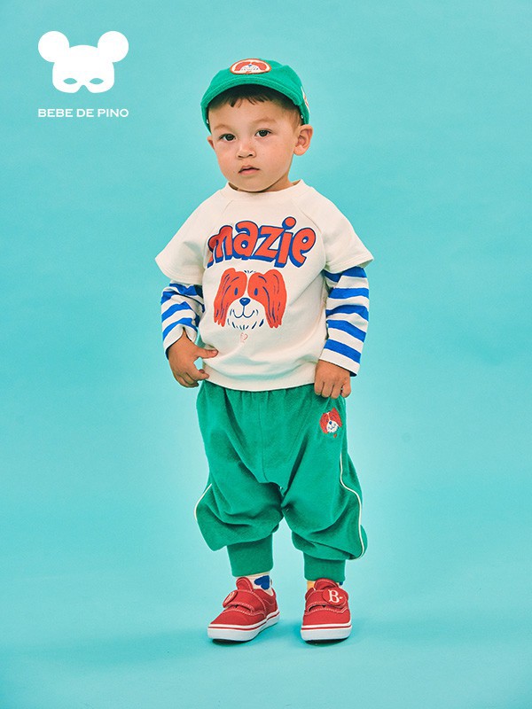 贝贝品诺童装2022春夏季白色T恤