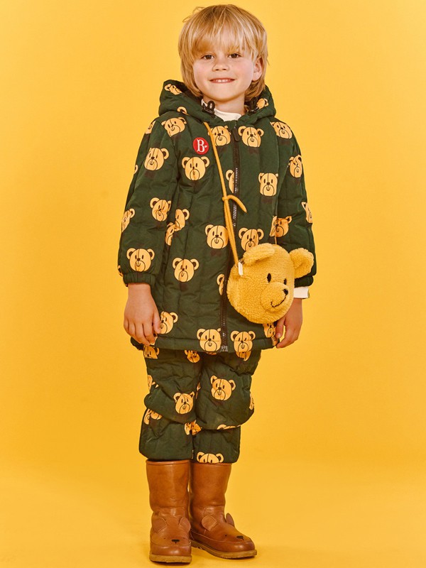 贝贝品诺童装2022秋冬季绿色长裤