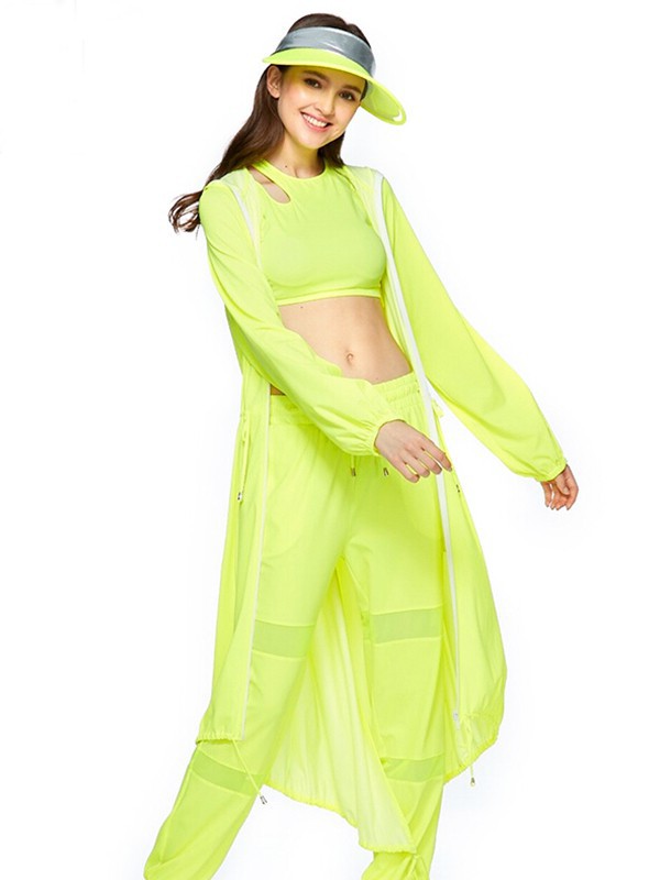 后益女装2023春夏季绿色T恤