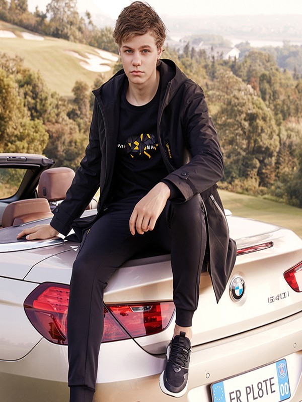 迪威玛尼2022秋冬季黑色长裤