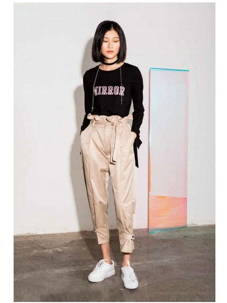 MDC女装2022秋冬季黑色T恤