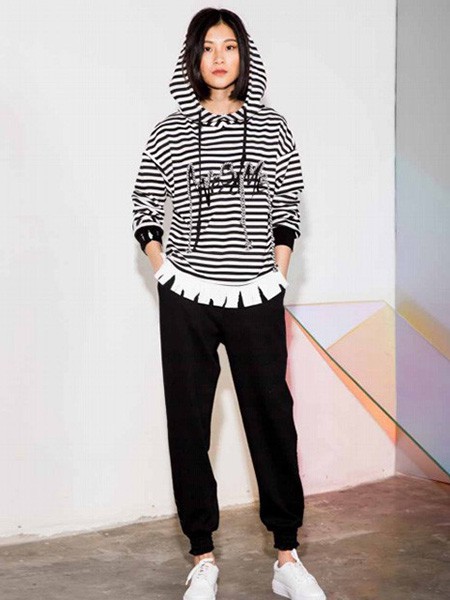 MDC女装2022秋冬季黑色长裤