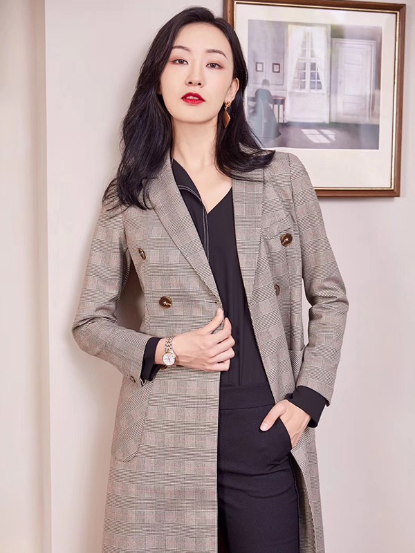 漫思雅女装2022秋冬季黑色连衣裙