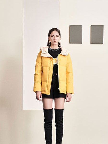 澳莉丝2022秋冬季黄色棉服