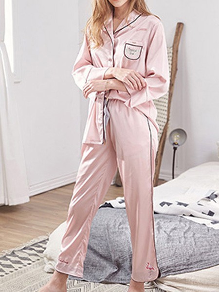 15路站牌内衣2023春夏季粉色家居服