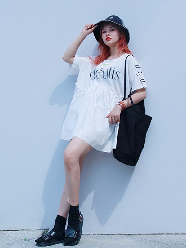意外九九2023春夏季白色连体衣