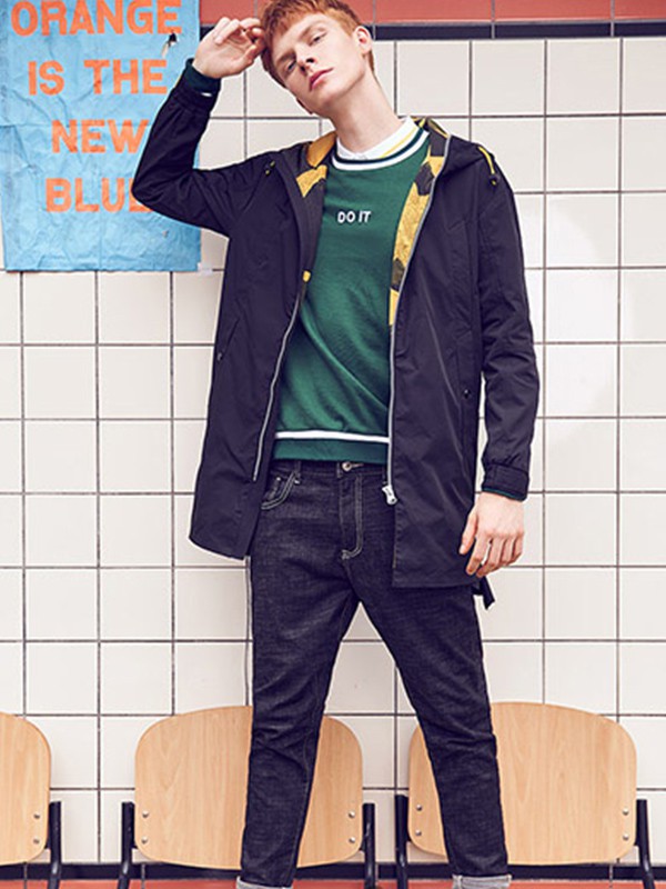 新格新男装2023春夏季黑色长裤