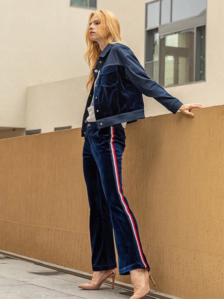 anothehome2022秋冬季藏蓝色运动装