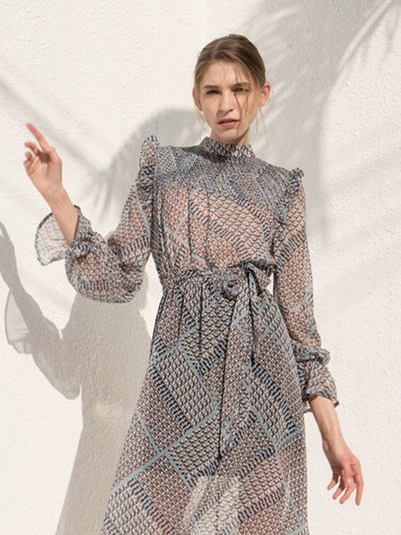 anothehome2022秋冬季灰色雪纺衫