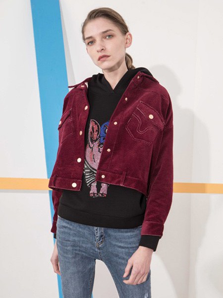 anothehome女装2022秋冬季黑色卫衣