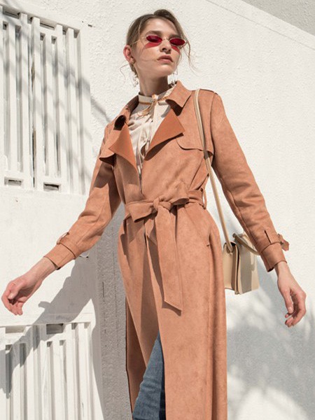 anothehome2022秋冬季橙色风衣