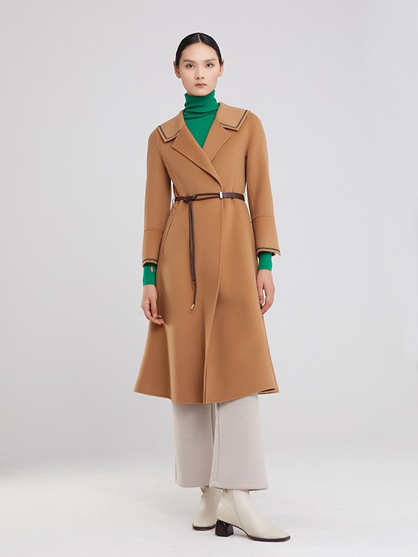 卡蔓2022秋冬季白色阔腿裤