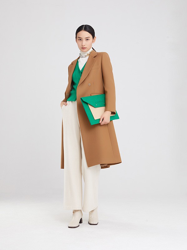 卡蔓2022秋冬季白色长裤