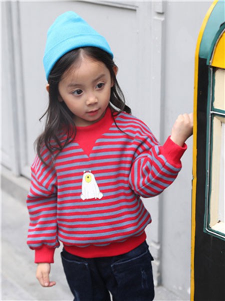 童淘库童装2022秋冬季粉色T恤