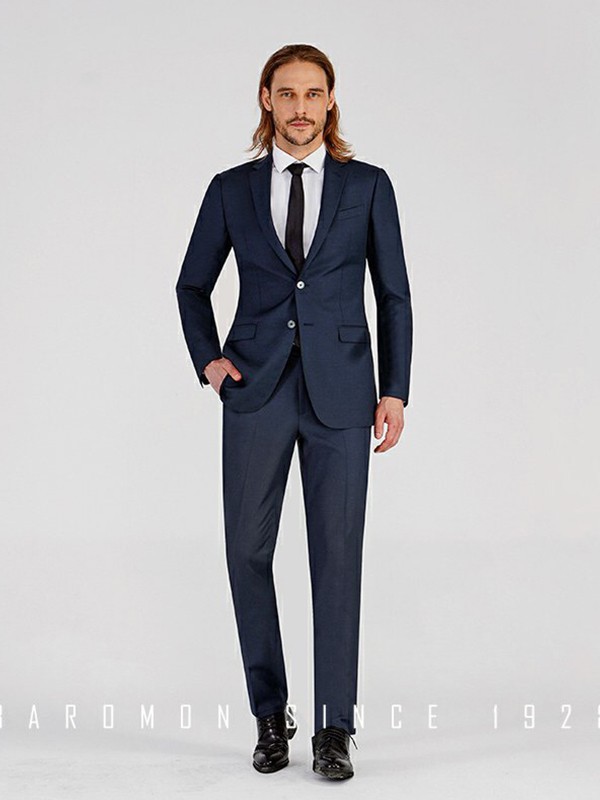 培罗蒙男装2022秋冬季黑色西装裤