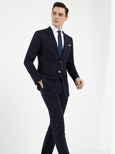 培罗蒙男装2022秋冬季黑色西装