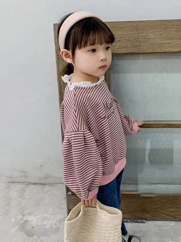 幼米童装2022秋冬季粉色T恤