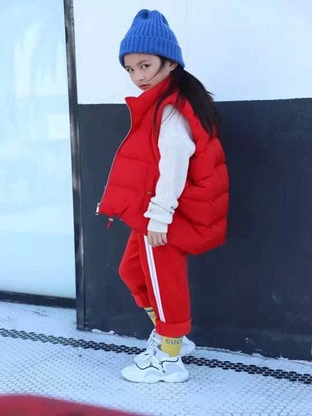 mocodémoco童装2022秋冬季红色长裤