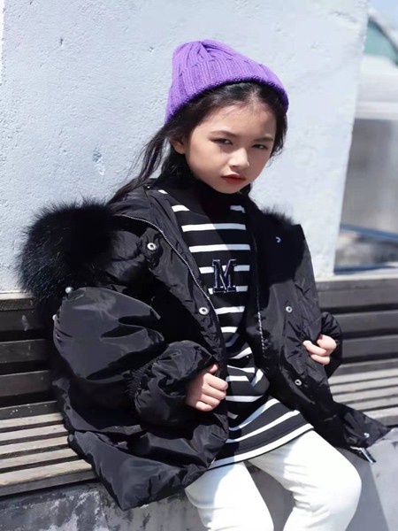 mocodémoco童装2022秋冬季白色长裤