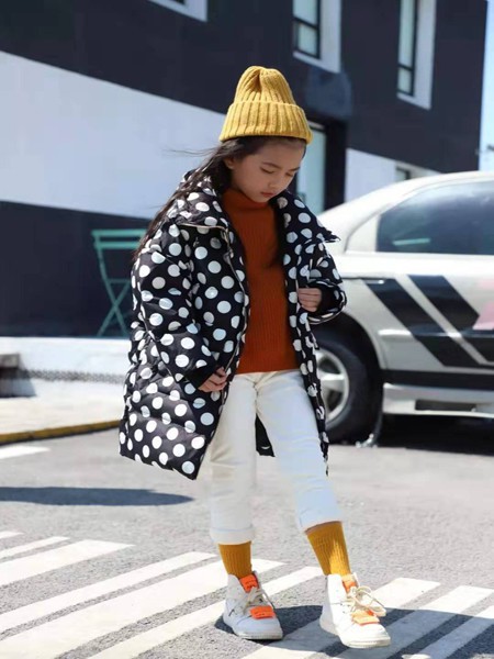 mocodémoco童装2022秋冬季白色长裤