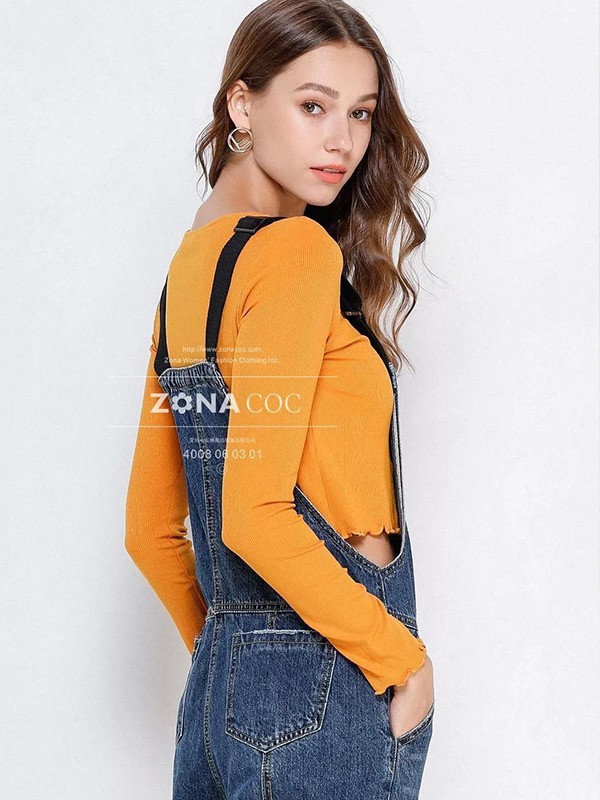 左娜2022秋冬季黄色针织衫