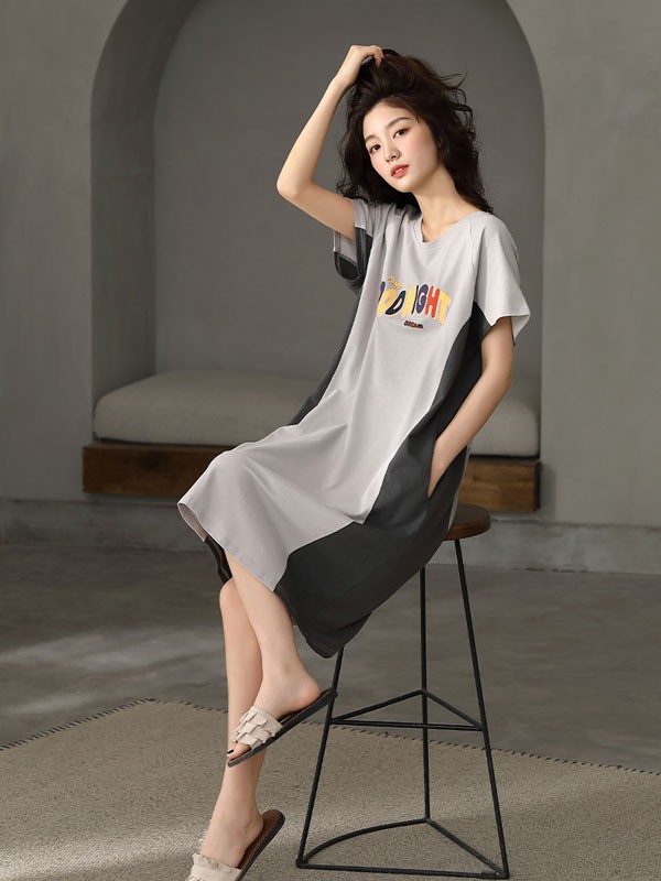 多拉美2022春夏季灰色家居服