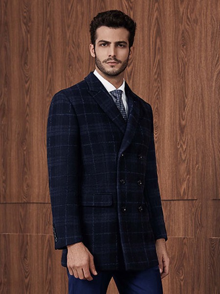 所罗男装2022秋冬季黑色西装