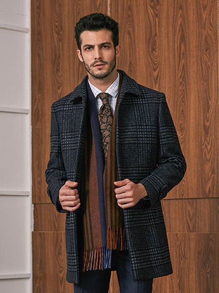 所罗男装2022秋冬季黑色西装