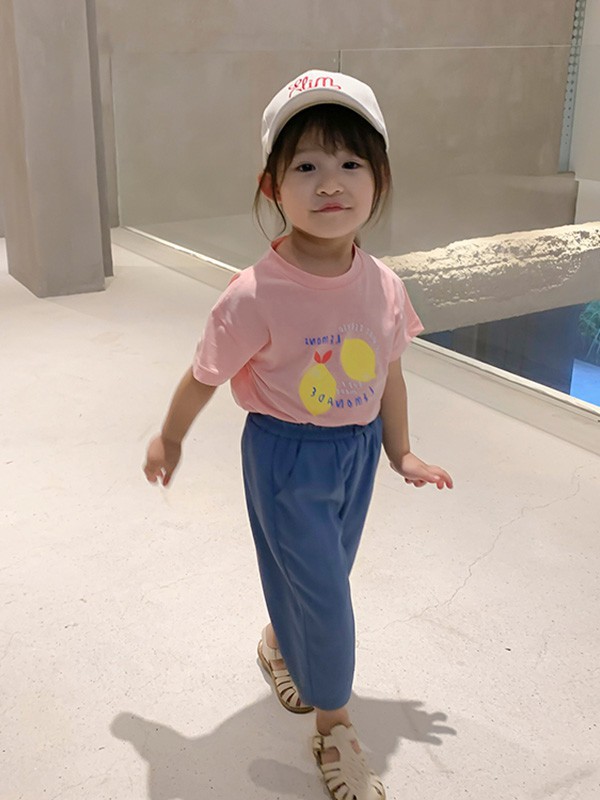 爱尚哆哆咪童装2023春夏季粉色T恤