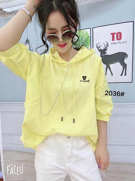 独外2023春夏季黄色卫衣