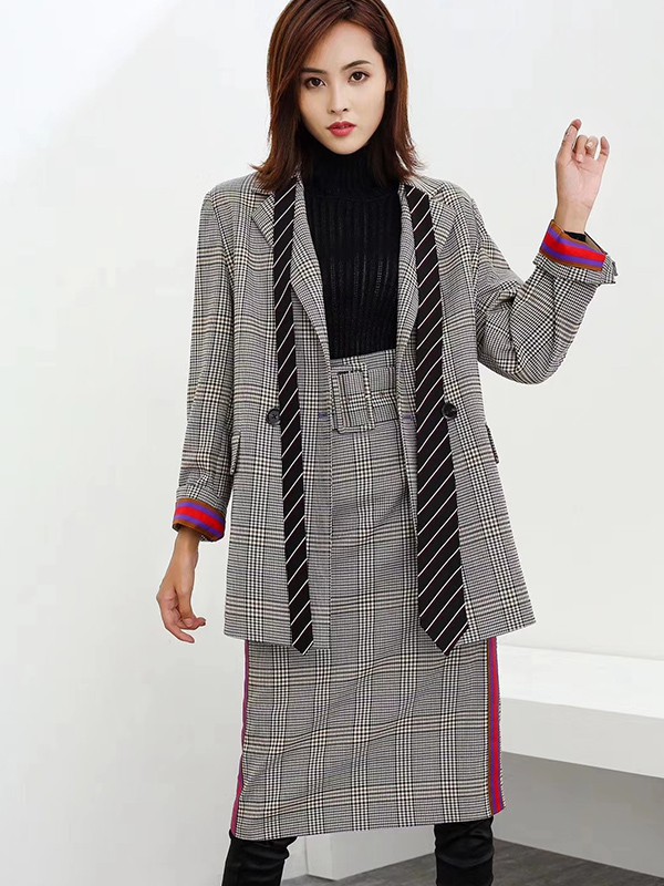 DakaTrip2022秋冬季灰色西装