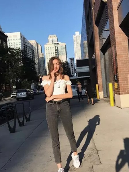 AmericanApparel2022秋冬季黑色长裤