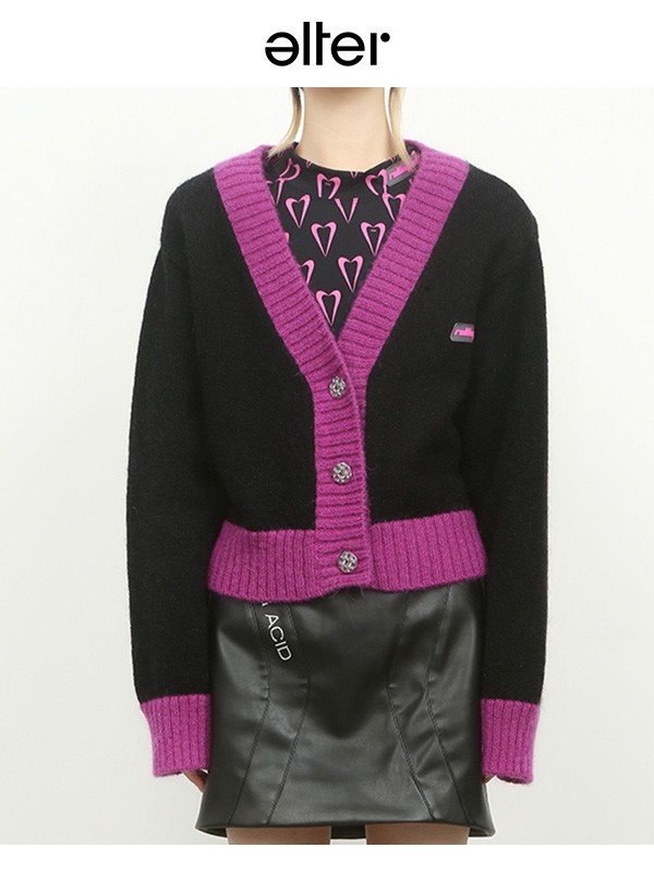 Alter女装2022秋冬季黑色短裙