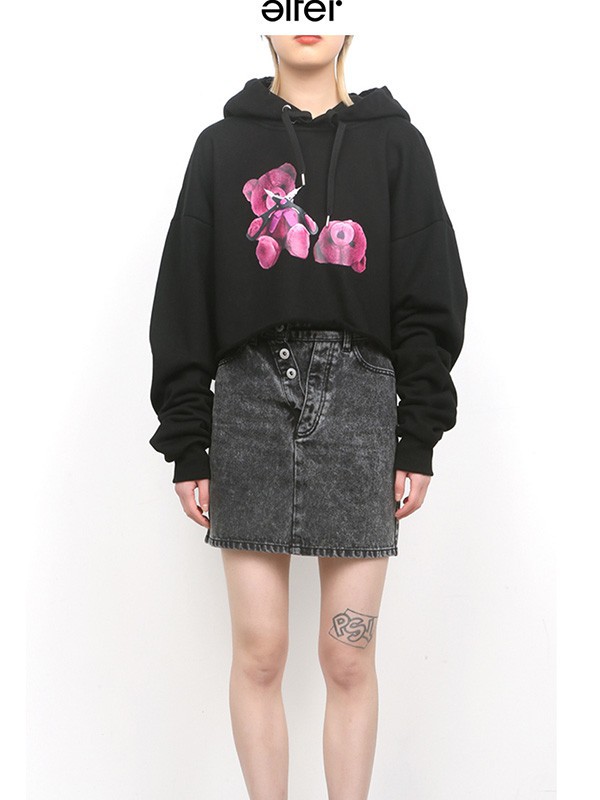 Alter女装2022秋冬季黑色卫衣