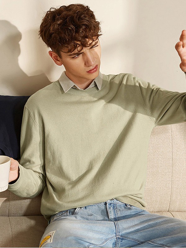 A21休闲装2023春夏季绿色polo衫