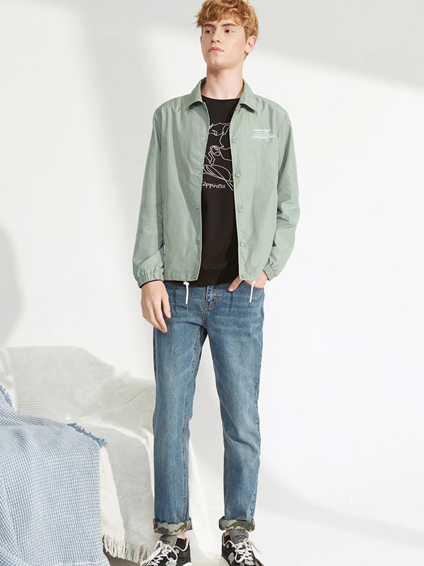 A21休闲装2022春夏季蓝色长裤