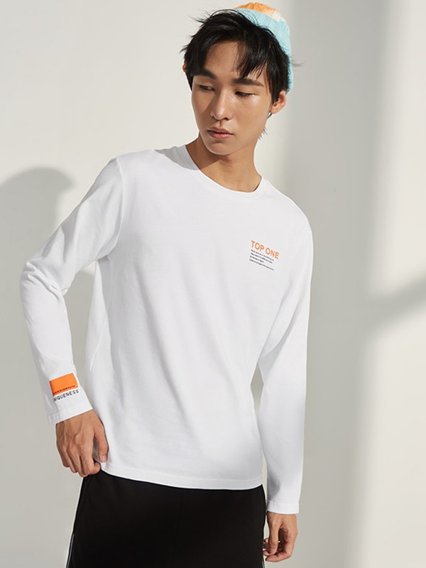 A21休闲装2023春夏季白色T恤