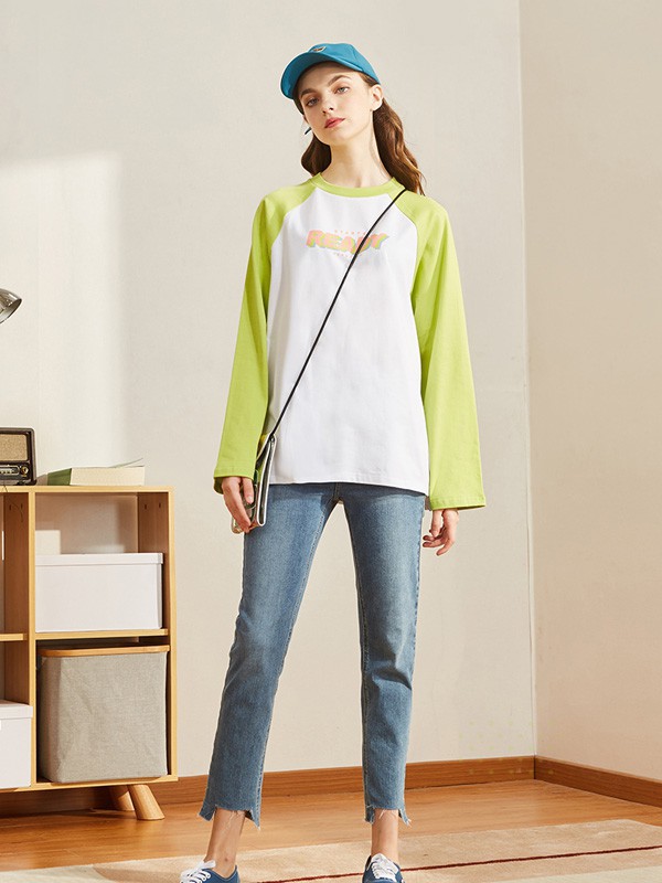 A21休闲装2023春夏季白色T恤