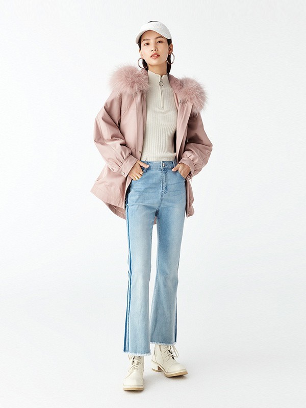 十二篮女装2022秋冬季白色针织衫