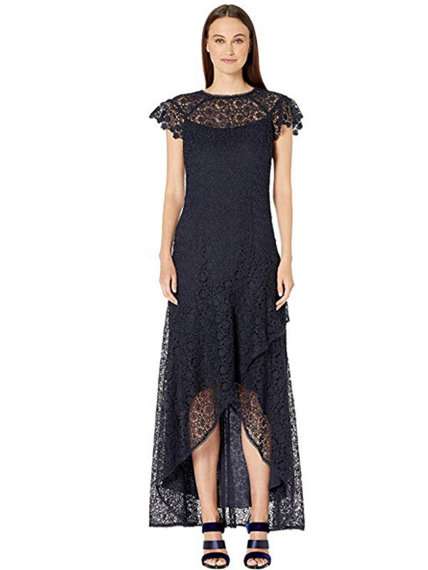 安妮克莱因女装2023春夏季黑色连衣裙