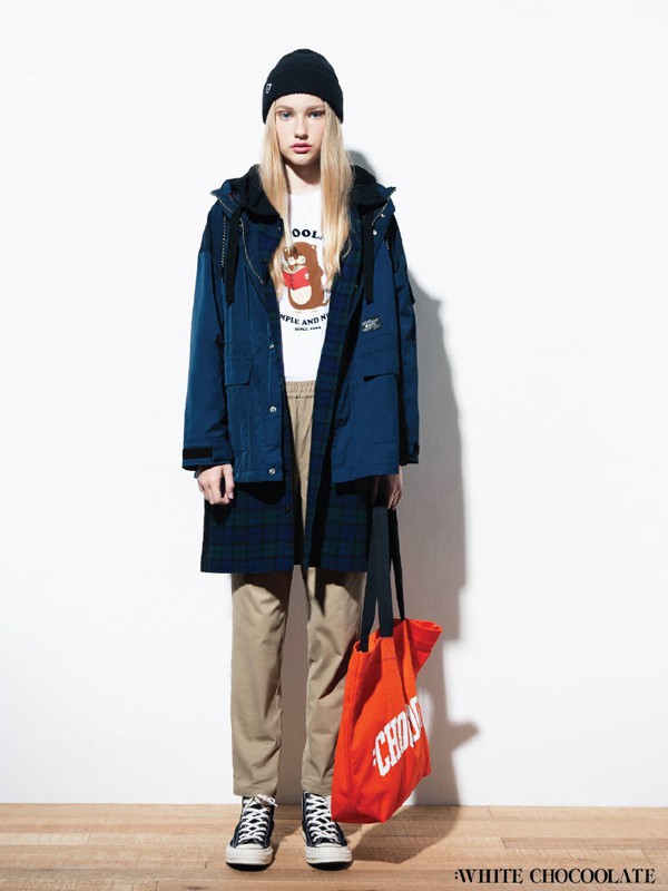 chocoolate女装2022秋冬季白色T恤