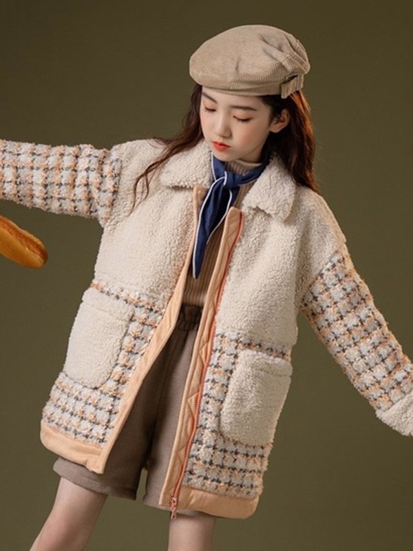 富罗迷2022秋冬季白色大衣